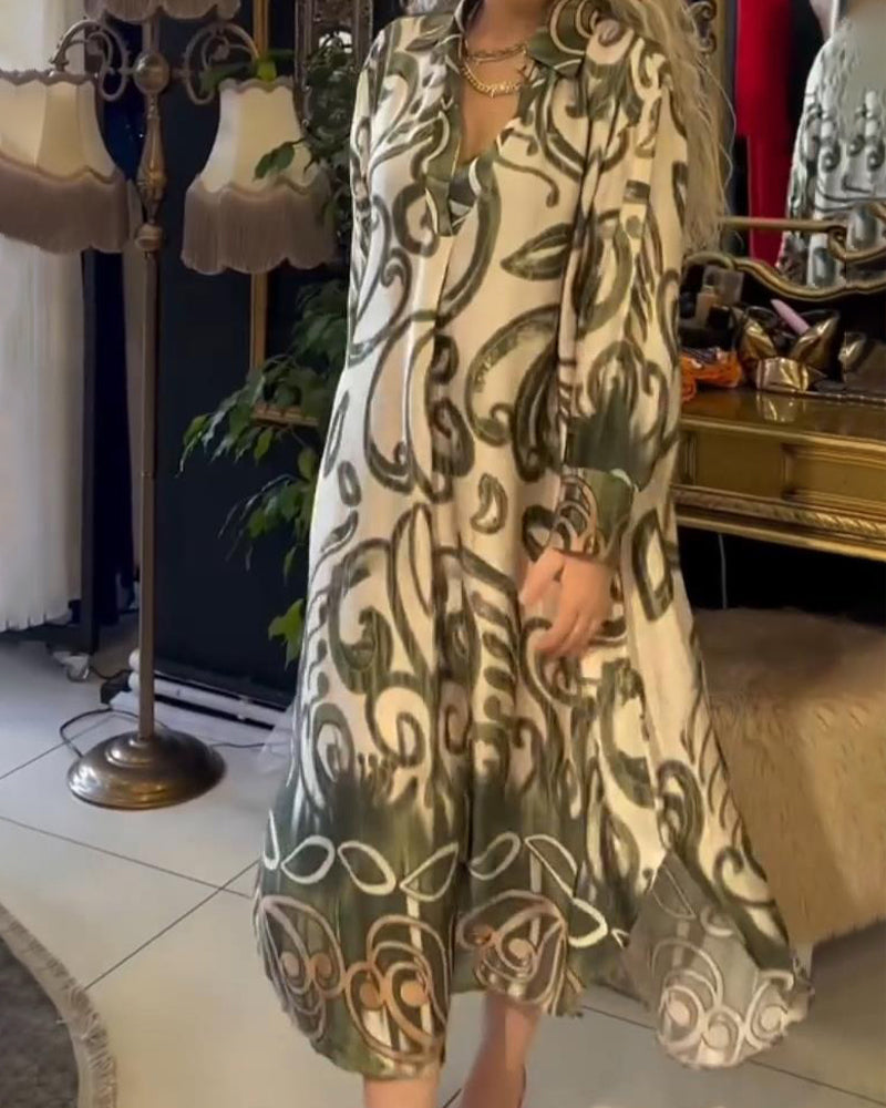 Eliane | Elegant Printed Dress