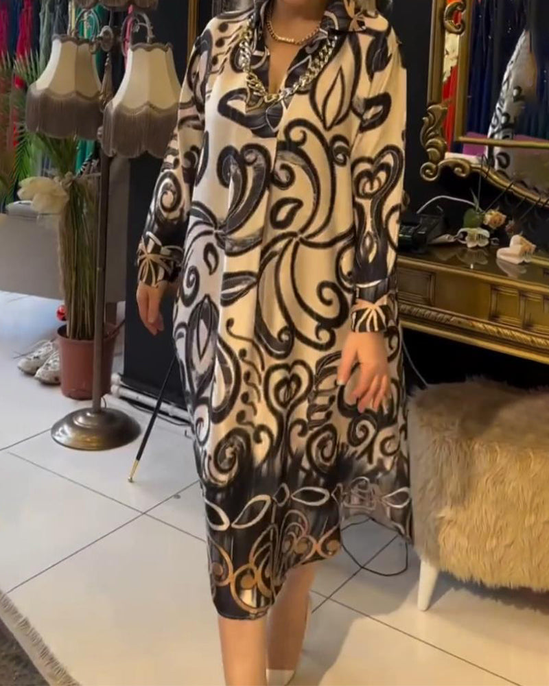 Eliane | Elegant Printed Dress