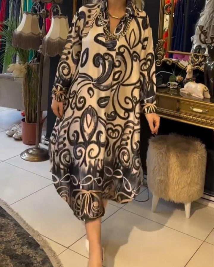 Eliane | Elegant Printed Dress