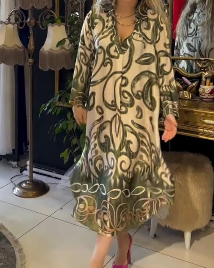 Eliane | Elegant Printed Dress