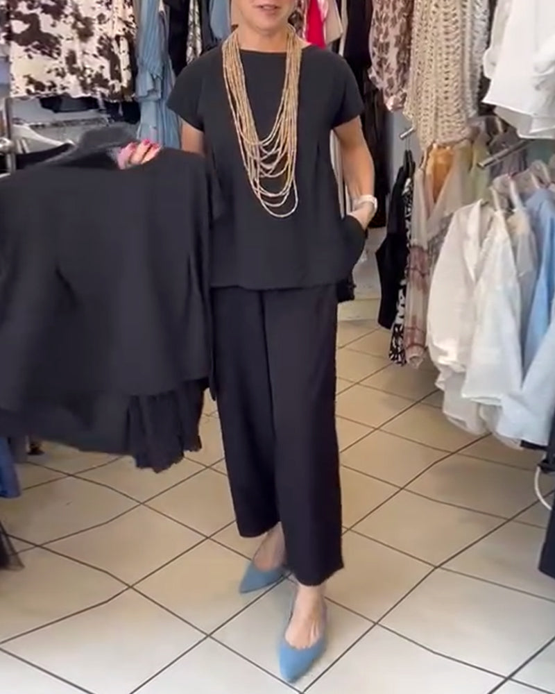 Eileen | Casual Solid Colour Street-Style Blouse